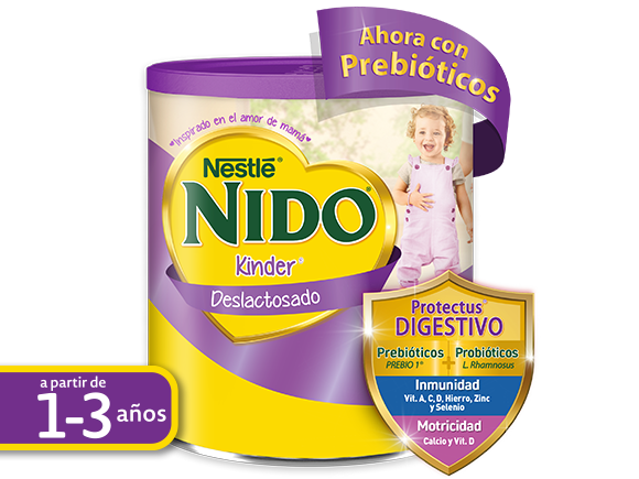 Leche Nido sin lactosa recomendado para niños desde un año
