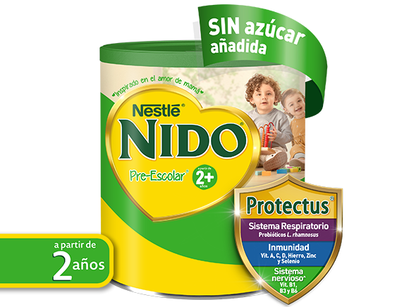 NIDO® Pre-Escolar 2+ Características