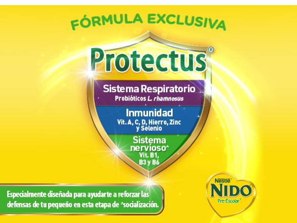 NIDO Pre-Escolar 2+ con fórmula exclusiva Protectus