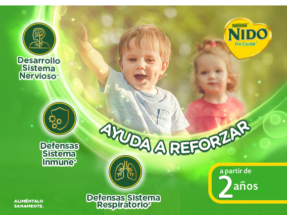 NIDO Pre-Escolar 2+ Ayuda a reforzar