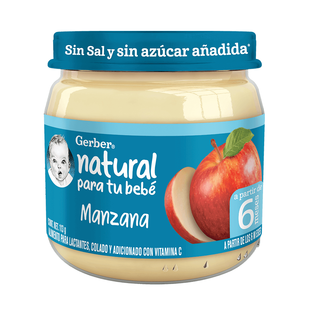 Gerber® Papilla Manzana Etapa 2, 113g