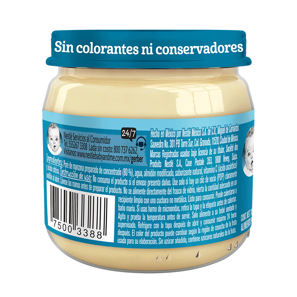 Gerber® Papilla Manzana Etapa 2, 113g