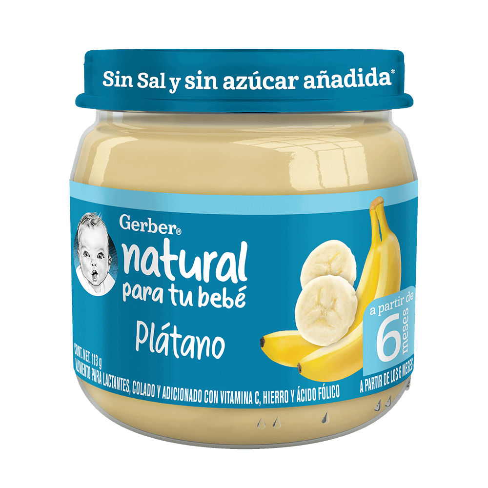 Gerber® Papilla Plátano Etapa 2, 113g