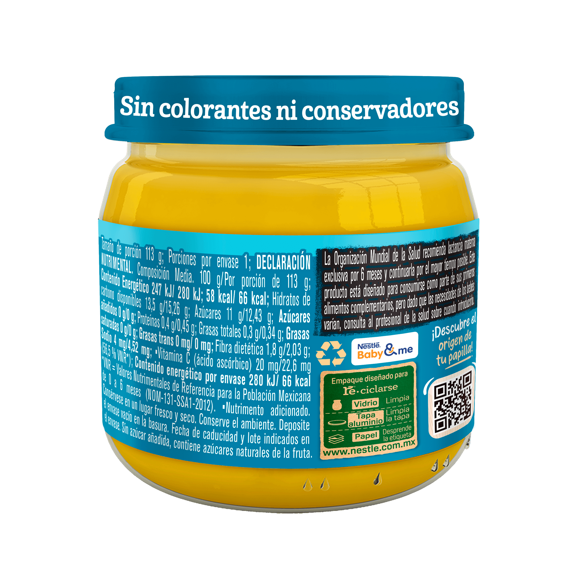 Gerber® Papilla Frutas Mixtas Etapa 2, 113g