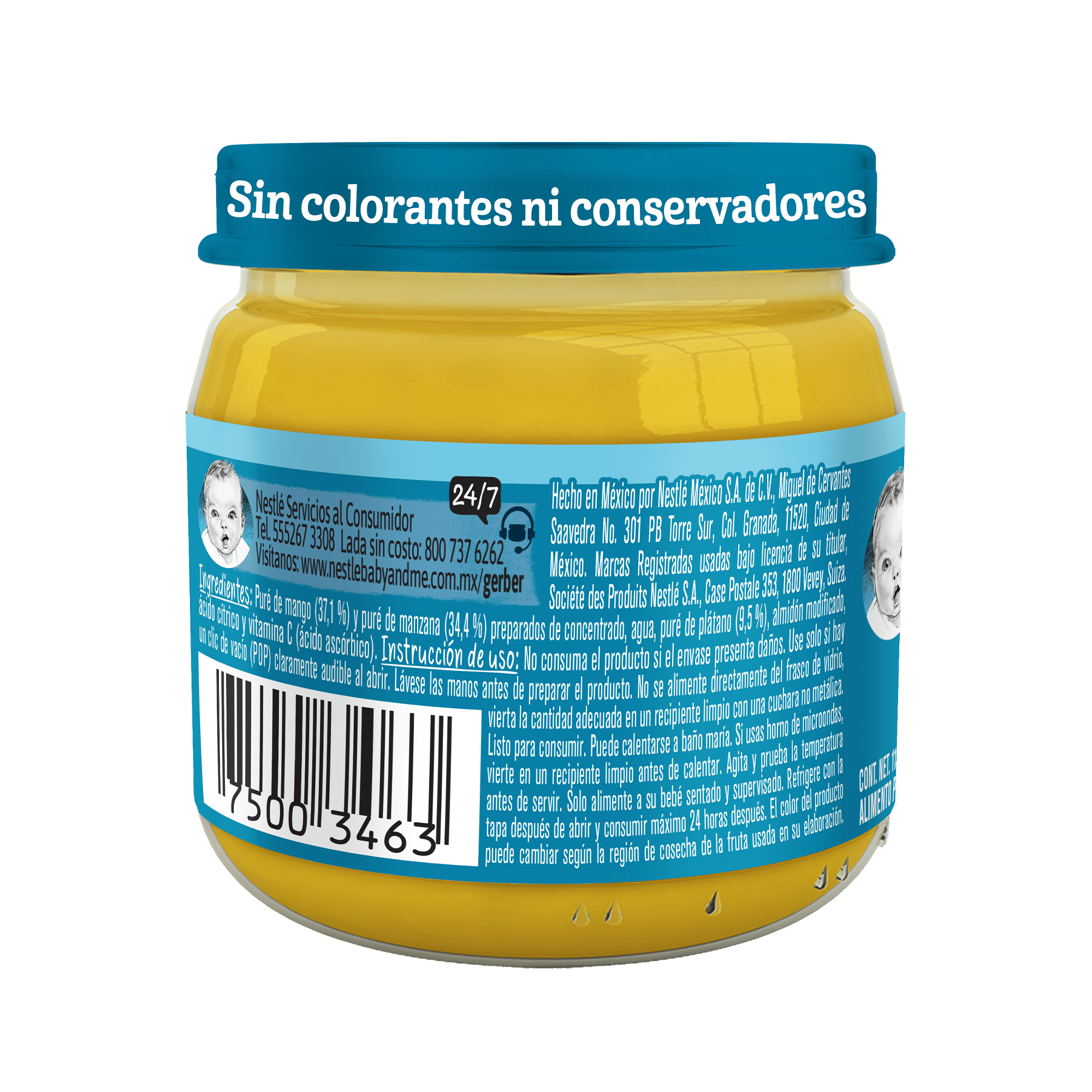 Gerber® Papilla Frutas Mixtas Etapa 2, 113g