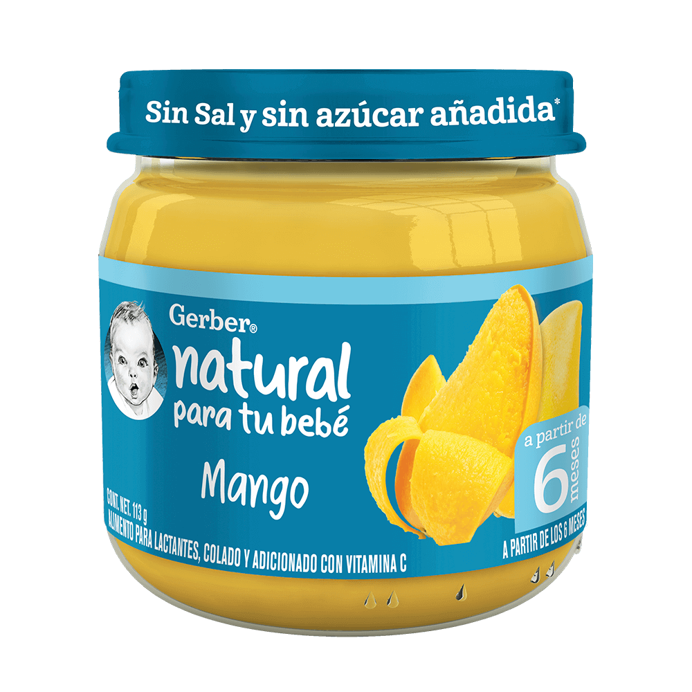 Gerber® Papilla Mango Etapa 2, 113g