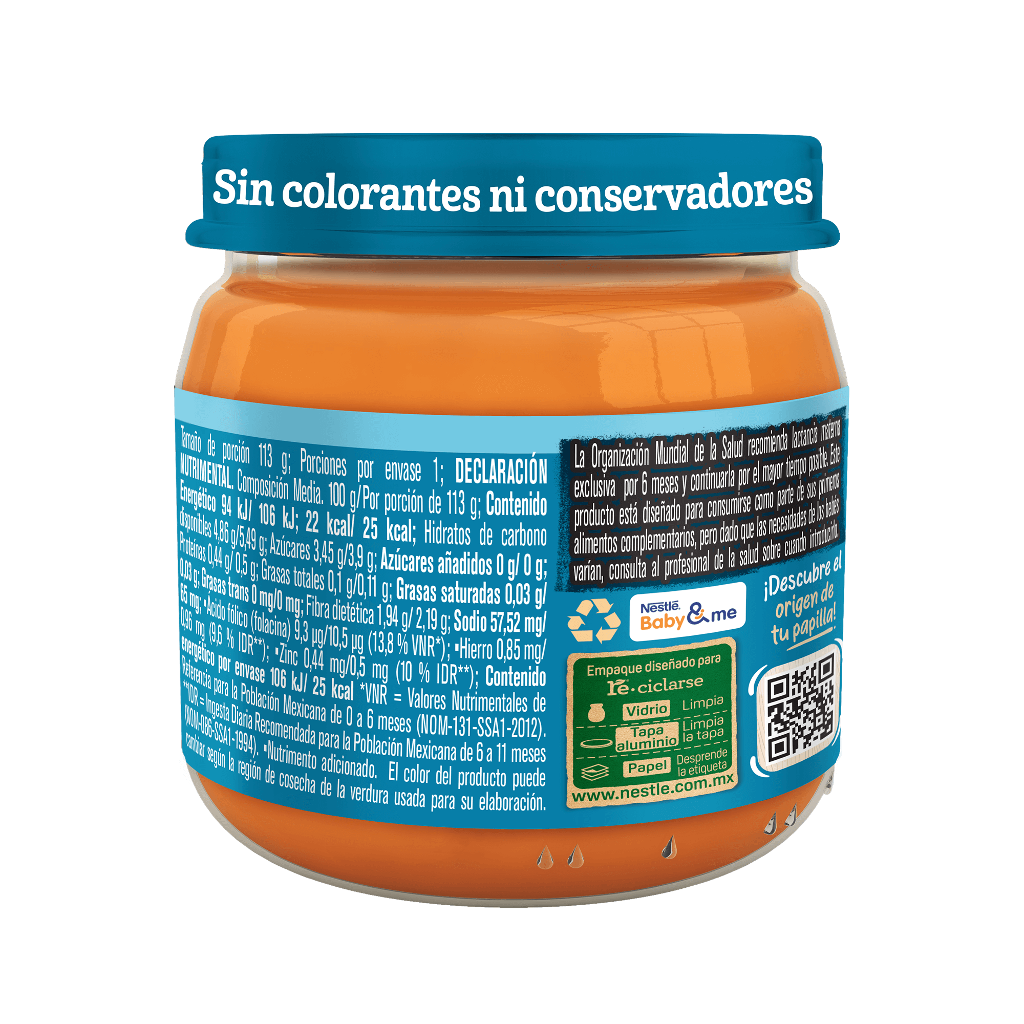 Gerber® Papilla Zanahoria Etapa 2, 113g