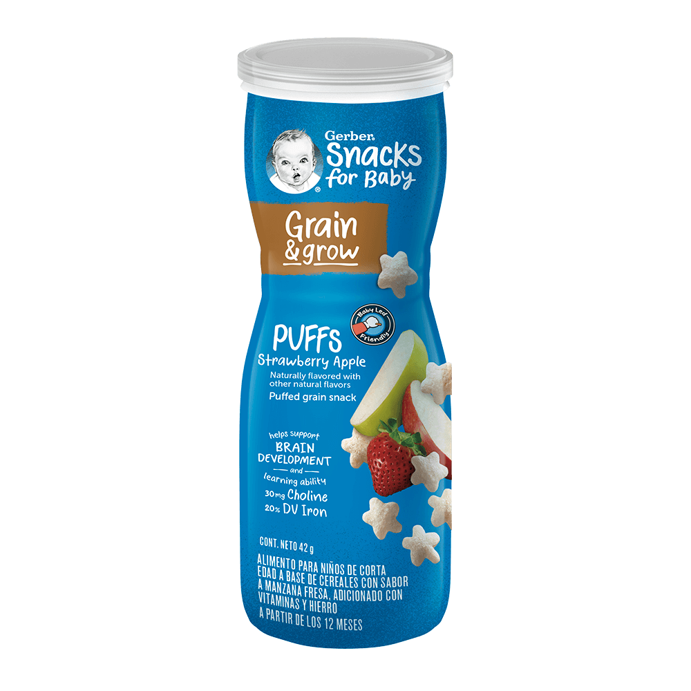Gerber® Manzana y Fresa Snacks 42g
