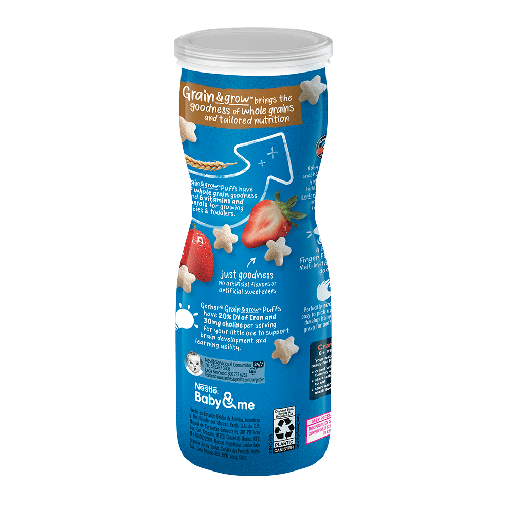 Gerber® Manzana y Fresa Snacks 42g