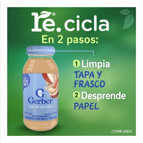 Gerber® Jugo Manzana Etapa 4