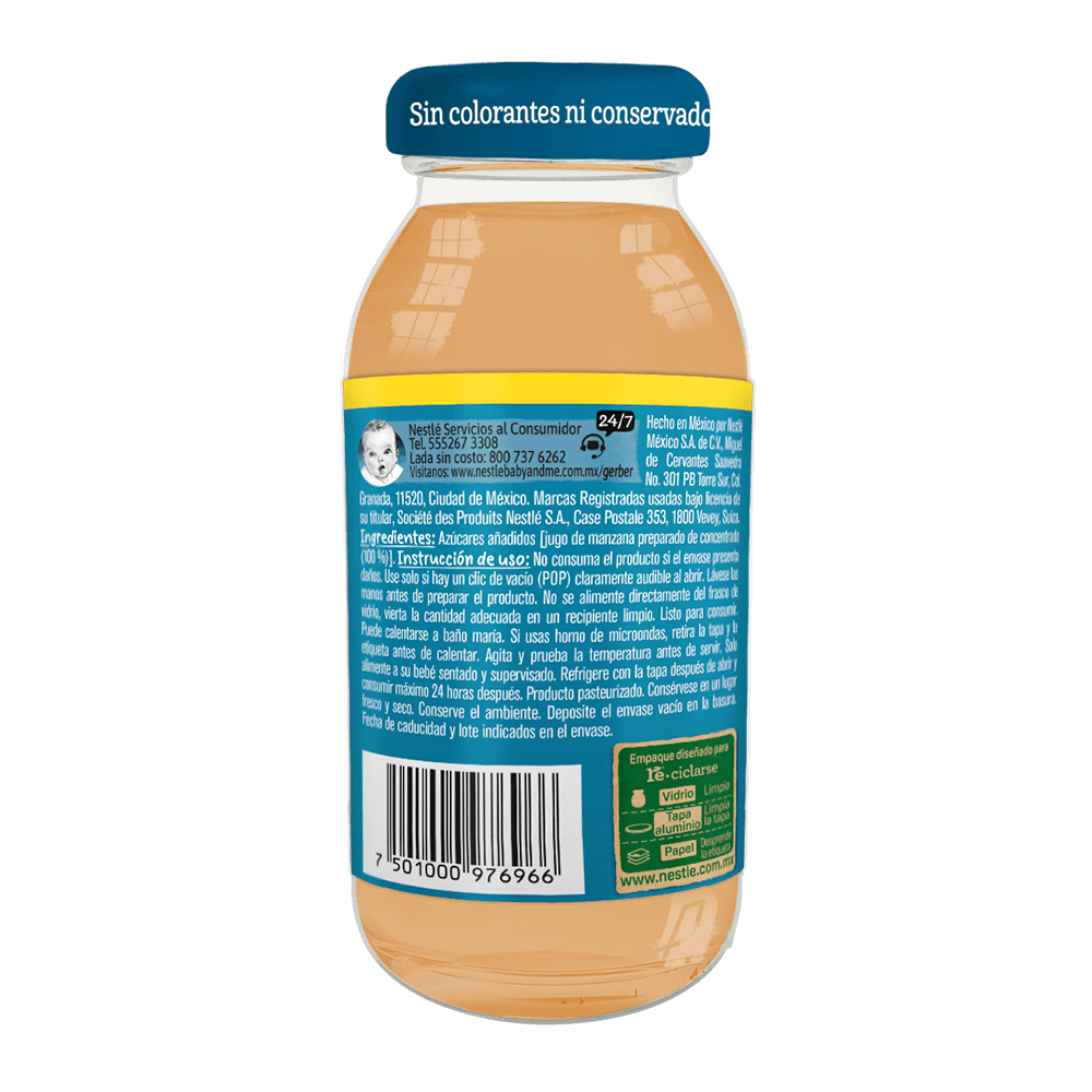 Gerber® Jugo Manzana Etapa 3 de 230 ml