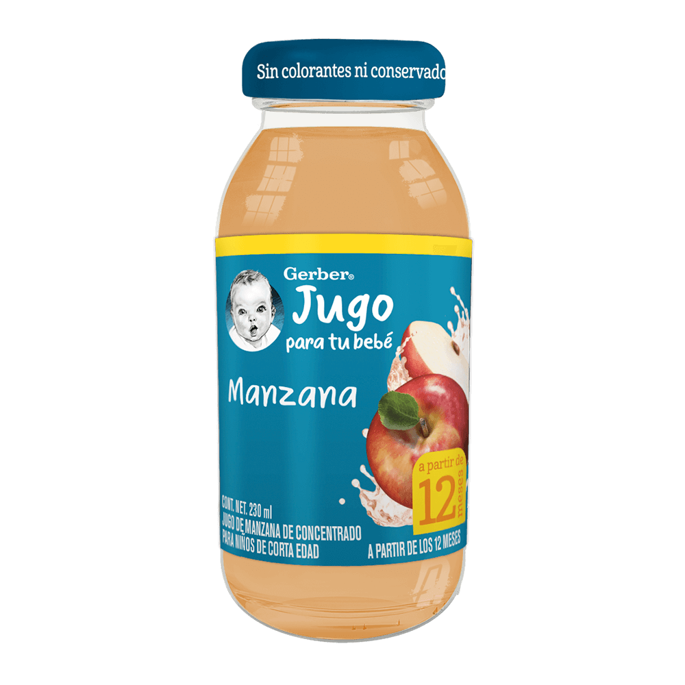 Gerber® Jugo Manzana Etapa 3 de 230 ml