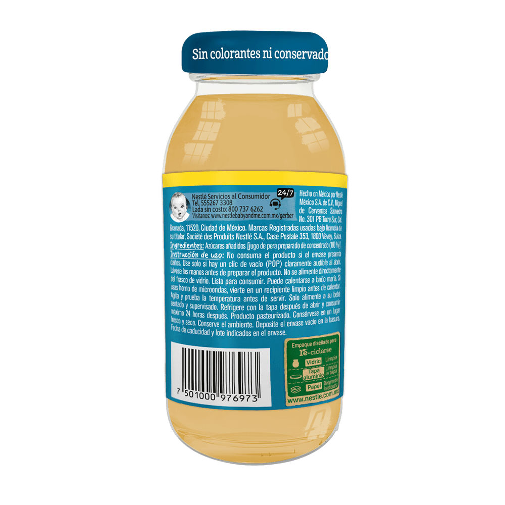 Gerber® Jugo Pera Etapa 3 de 230ml