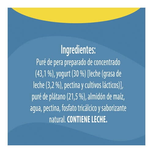 GERBER® Pouch Pera Plátano y Yogurt