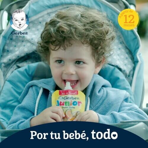 GERBER® Pouch Manzana y Yogurt