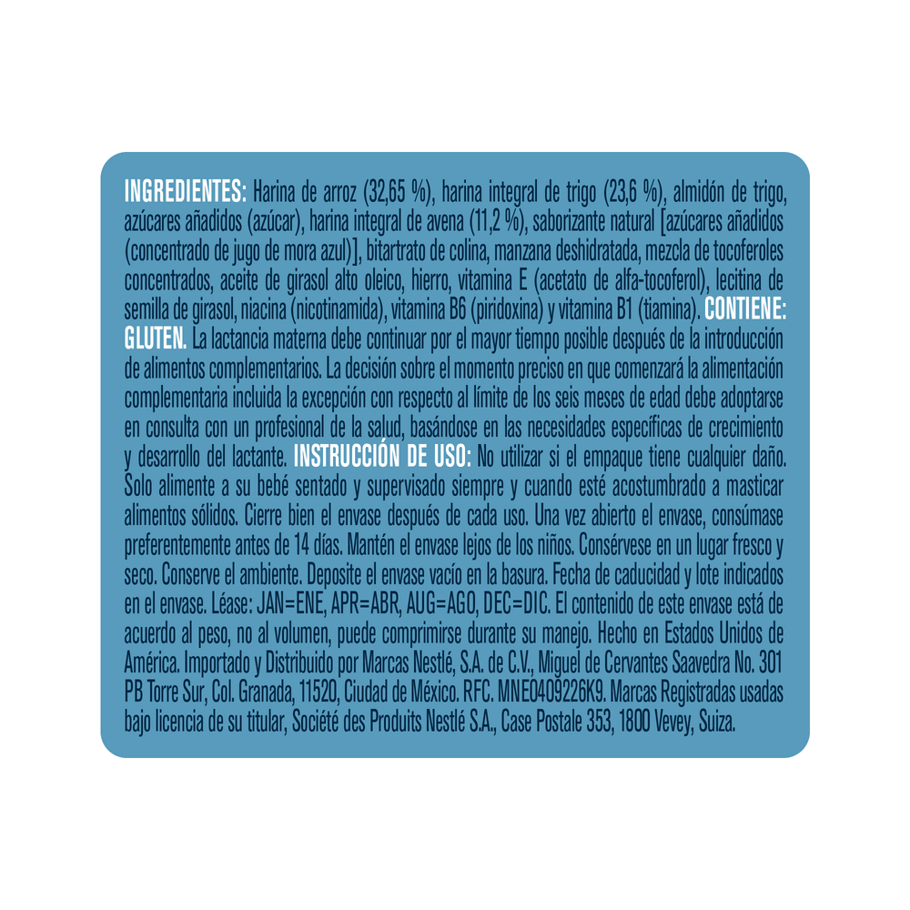 Gerber® Mora Azul Snacks 42g