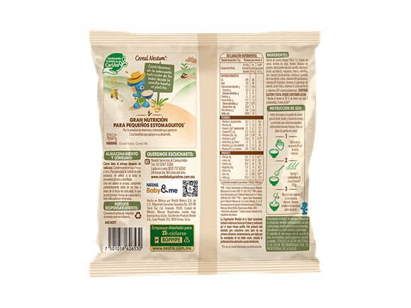 Nestlé® NESTUM® Avena 6 meses, bolsita
