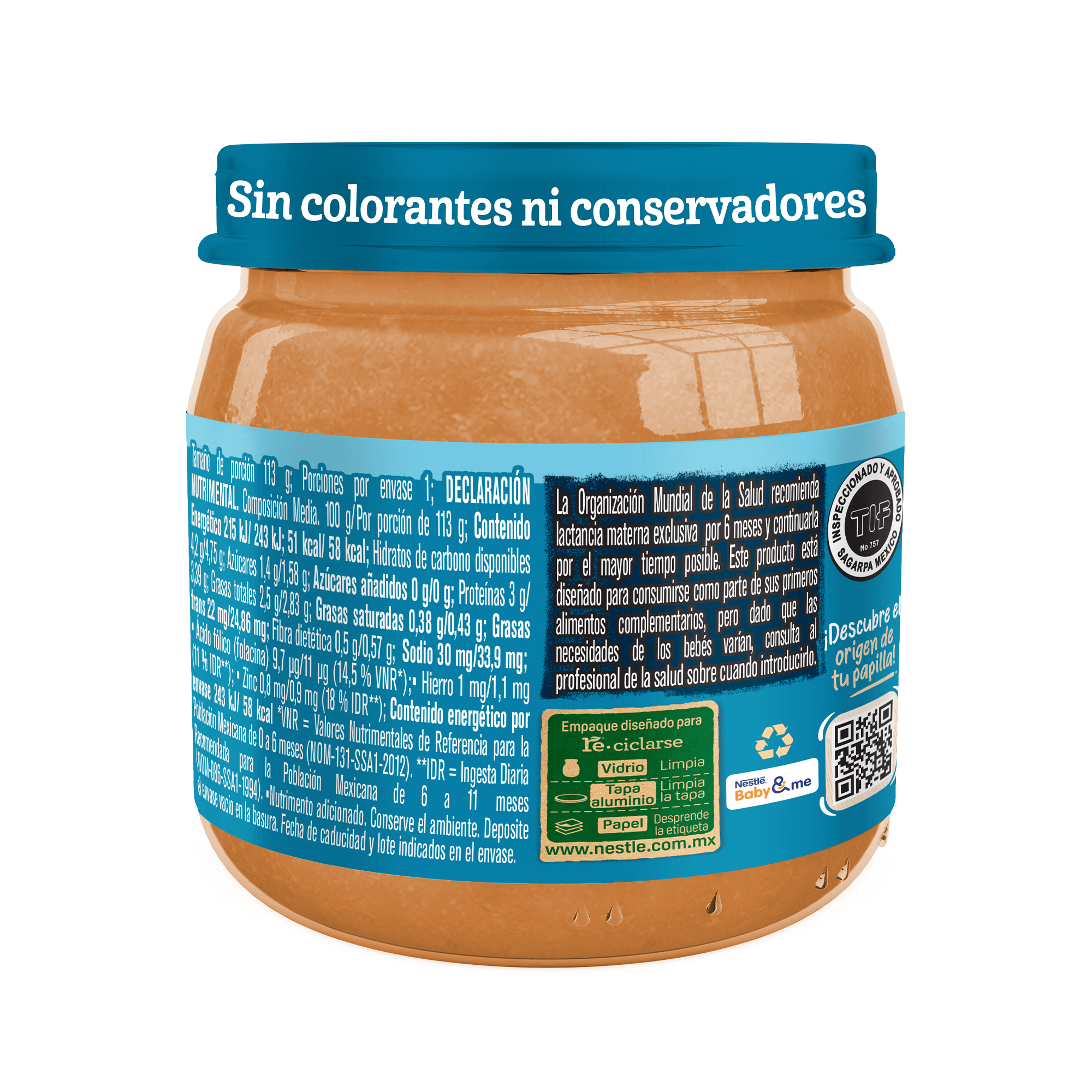 Gerber® Papilla Sopa de Res y verduras Etapa 2, 113g