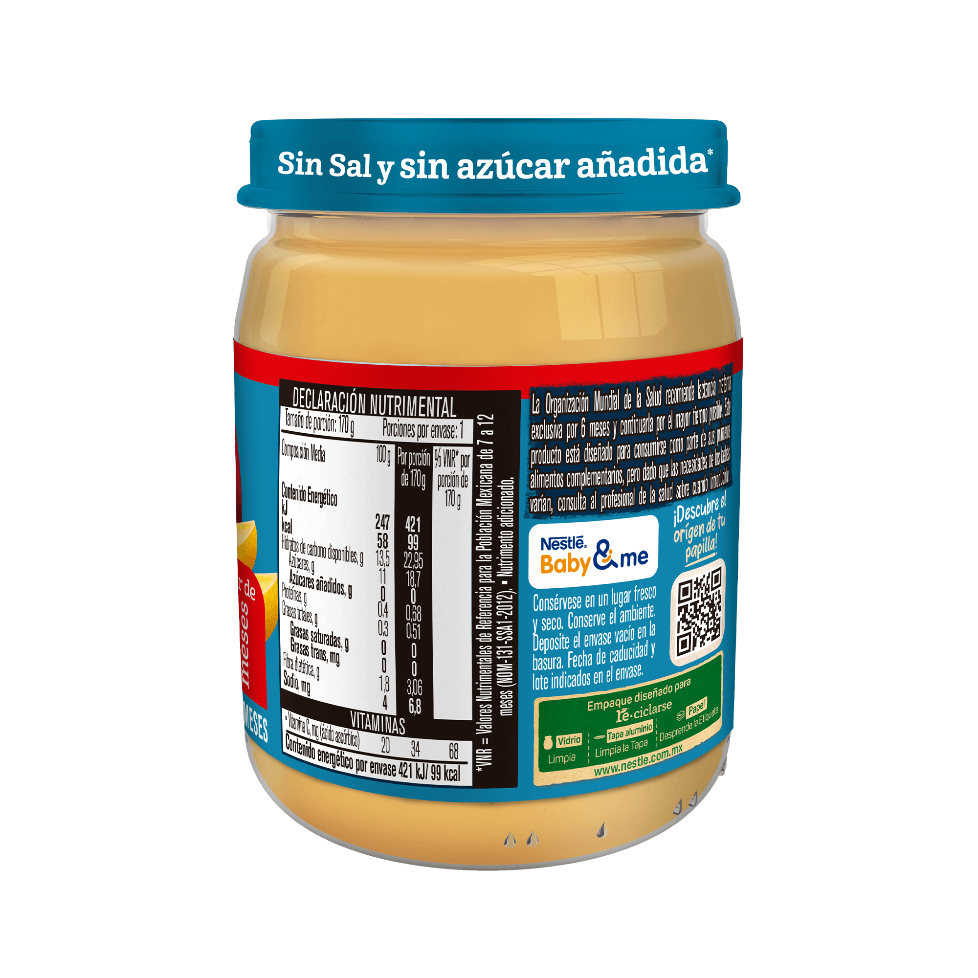 Gerber® Papilla Frutas mixtas Etapa 3, 170g