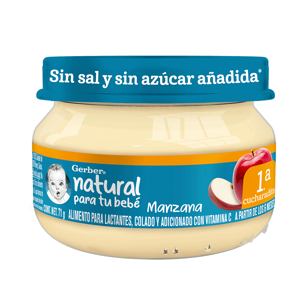 Gerber® Papilla Manzana Etapa 1, 71g