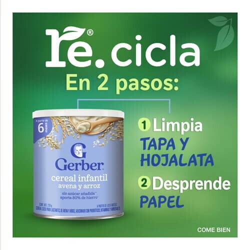 GERBER® Cereal Arroz y Avena