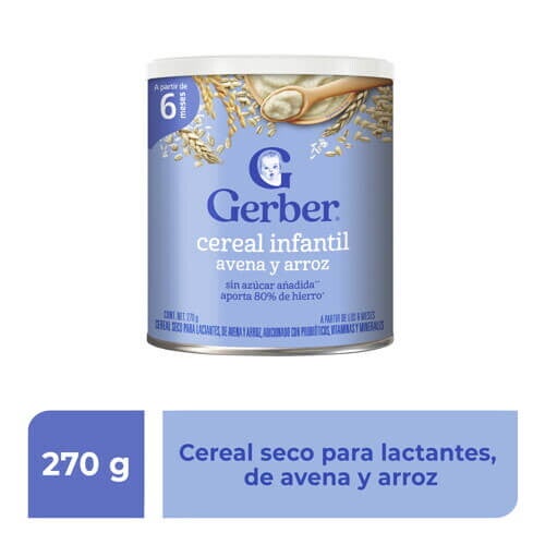 GERBER® Cereal Arroz y Avena