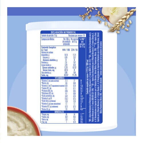 GERBER® Cereal Trigo y Manzana 3ra