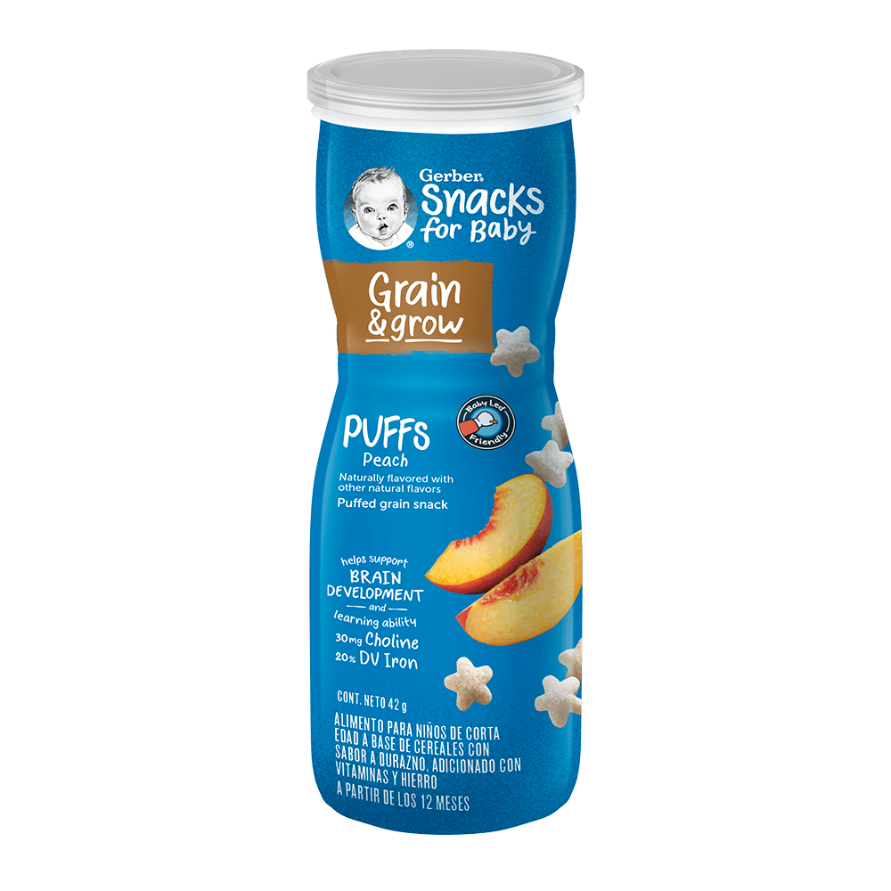 Gerber® Durazno Snacks 42g