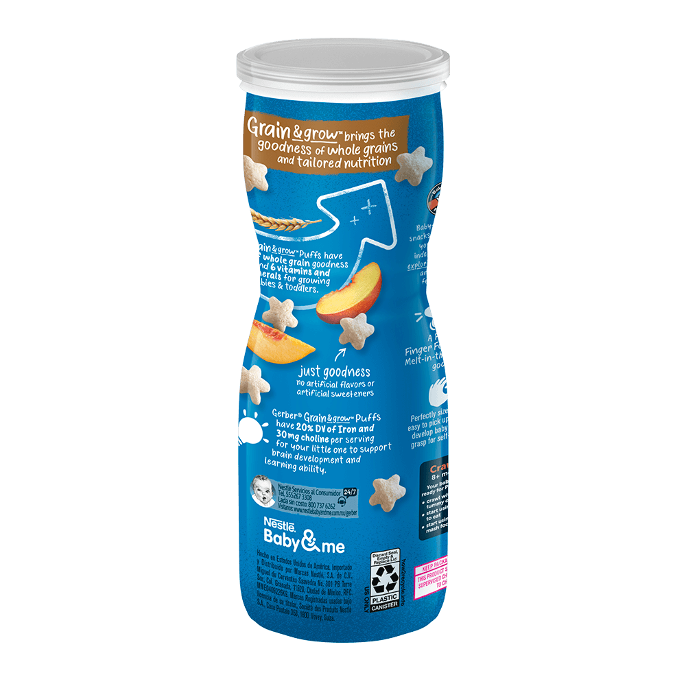 Gerber® Durazno Snacks 42g