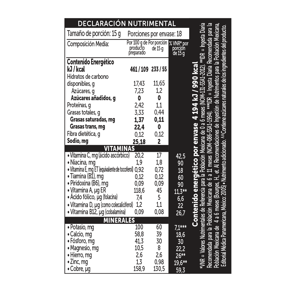 Gerber® Cereal infantil, Arroz, 6 meses