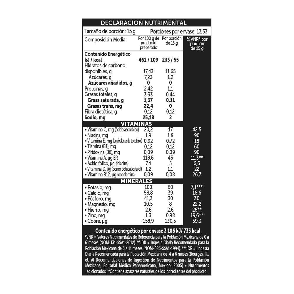 Gerber® Cereal infantil, Arroz, 6 meses