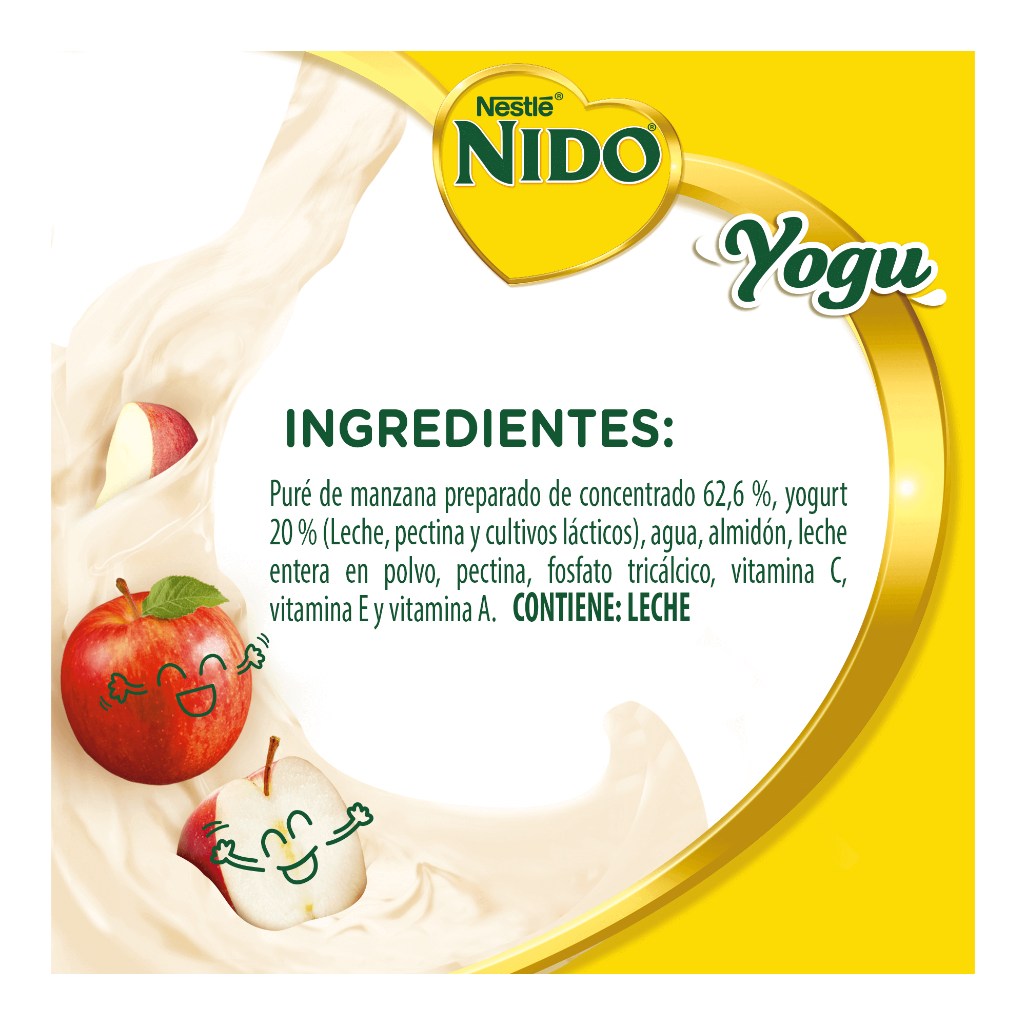 NIDO® Yogu Pouch sabor Manzana con Yogurt