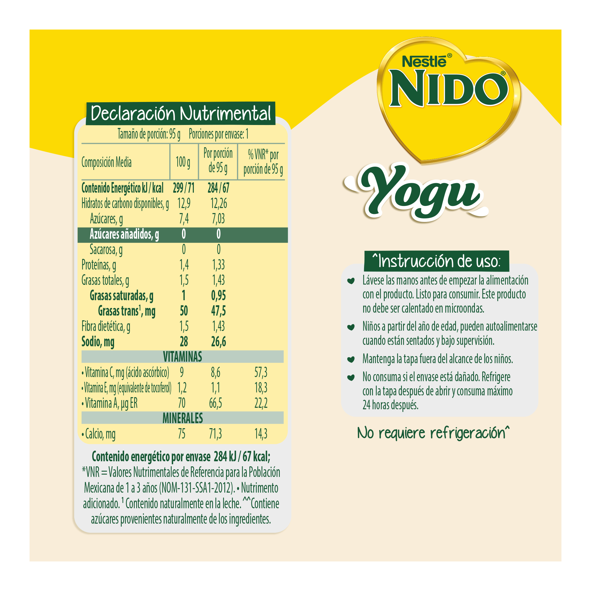 NIDO® Yogu Pouch sabor Manzana con Yogurt
