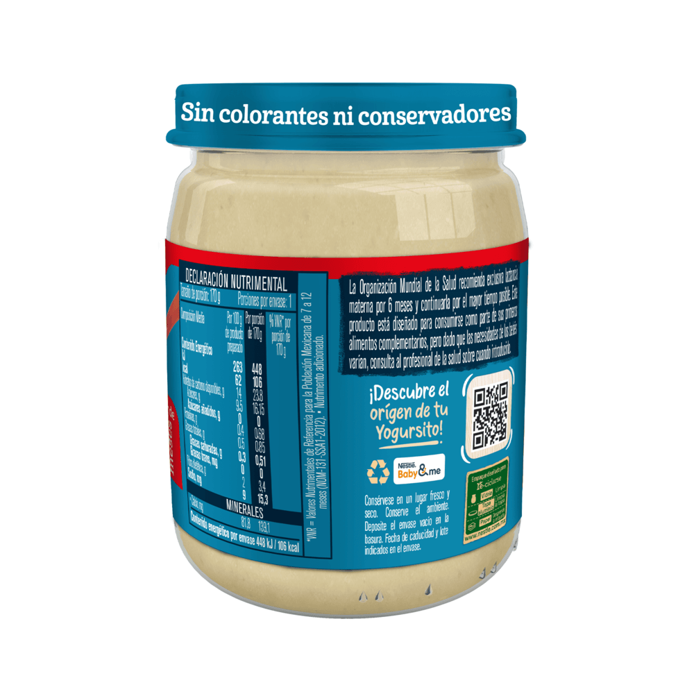 Gerber® Yogurt y Manzana