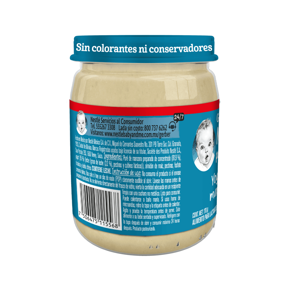 Gerber® Yogurt y Manzana