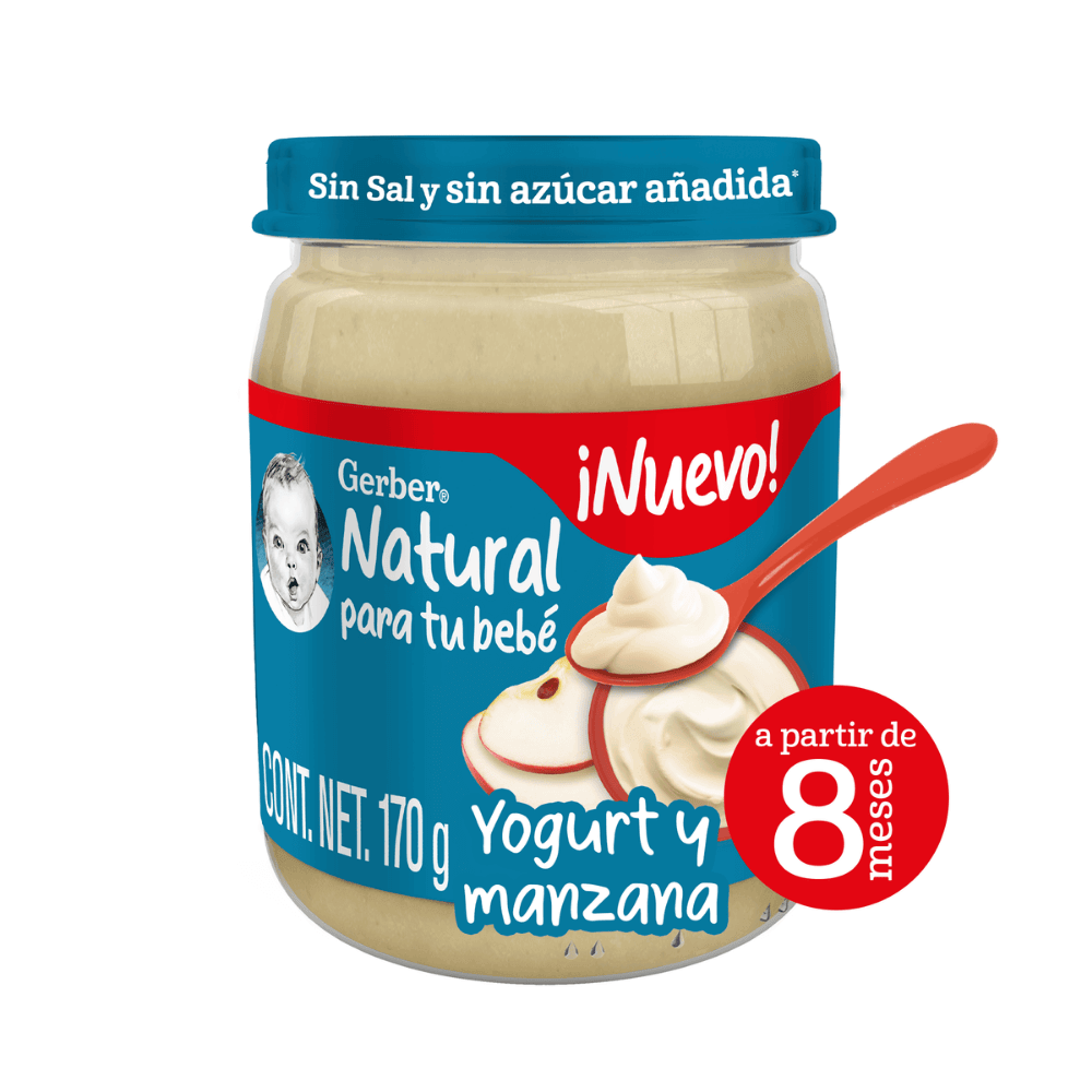 Gerber® Yogurt y Manzana