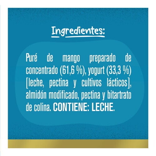 GERBER® Pouch mango y yogurt con colina