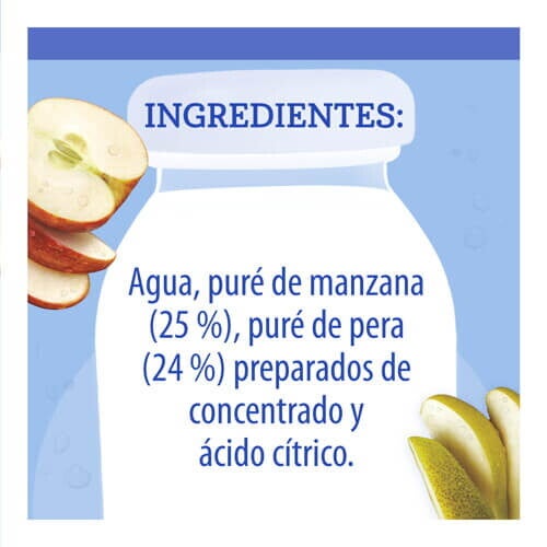 Gerber® Bebida Hidratante Agua, manzana y pera Etapa 4
