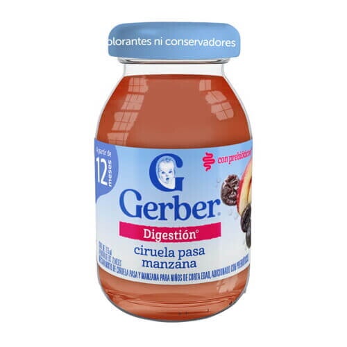 GERBER® Bebida Gerber Plus Ciruela Pasa Manzana
