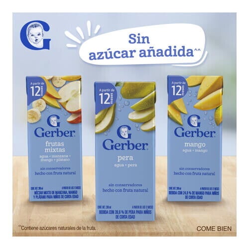 Gerber® Bebida Hidratante Manzana Etapa 4 de 200ml