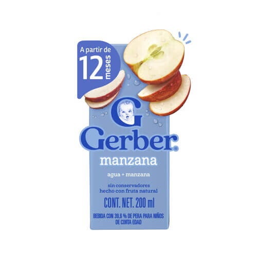 Gerber® Bebida Hidratante Manzana Etapa 4 de 200ml