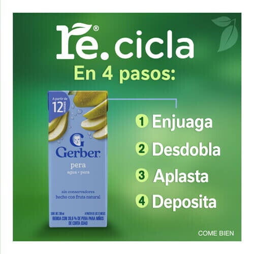 Gerber® Bebida Hidratante Pera Etapa 4