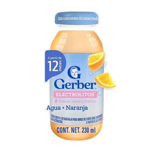GERBER® Bebida de Naranja con Electrolitos