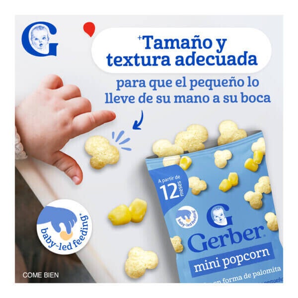 Snack Para Bebé Gerber® Mini Popcorn