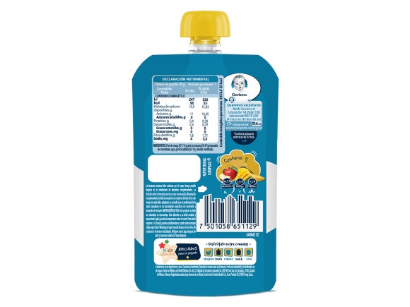 Gerber® Junior Pouch Frutas Mixtas 95g 