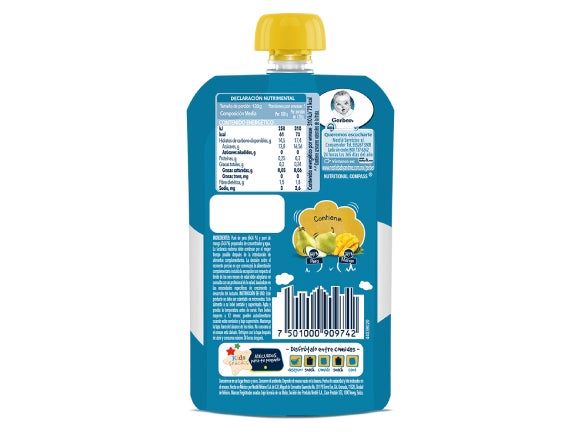 Gerber® Junior Pouch Pera Mango 120g