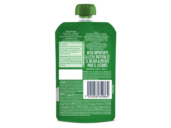 Gerber® Orgánico Pouch Manzana 100g