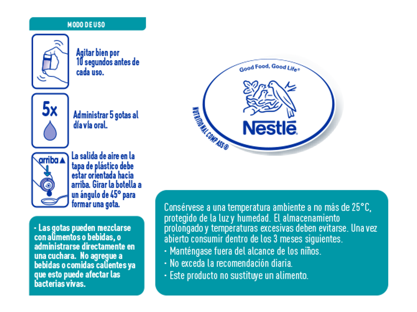 nan care - modo de uso