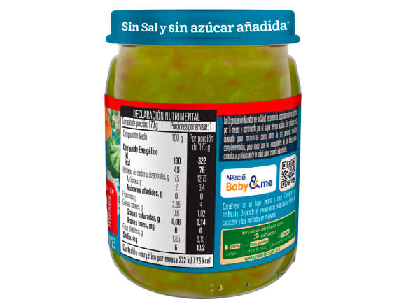 Gerber® Papilla Vegetales del Huerto y Arroz