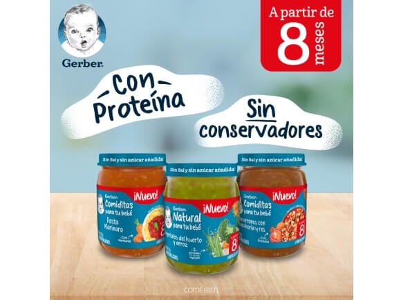 Gerber® Papilla Vegetales del Huerto y Arroz, Etapa 3, 170 g